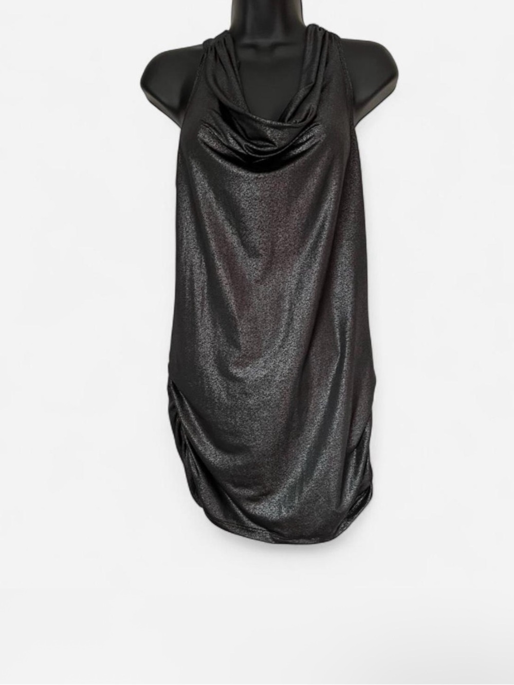 Silver Bodycon shirt/dress Size Sm